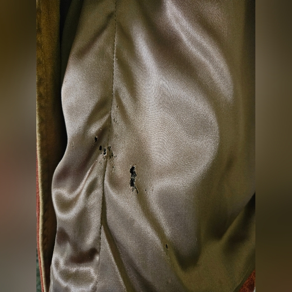 Vintage Suede Mini Trench Coat 1970s - Picture 10 of 10